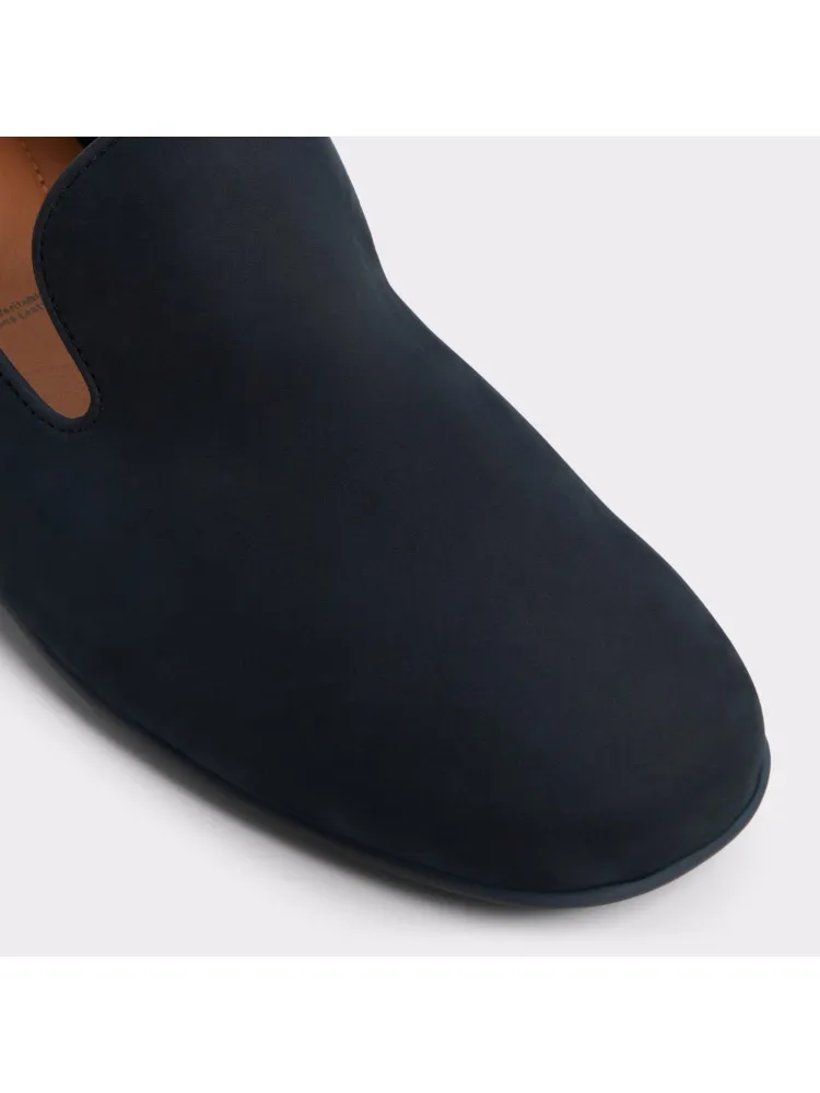 Navy Comfortable Nubuck Leather Shoes