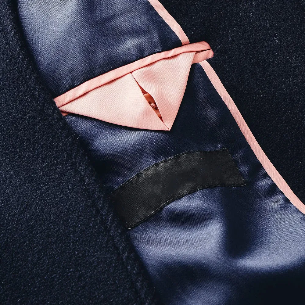 Stadium-Cloth Wool Blend Long Coats