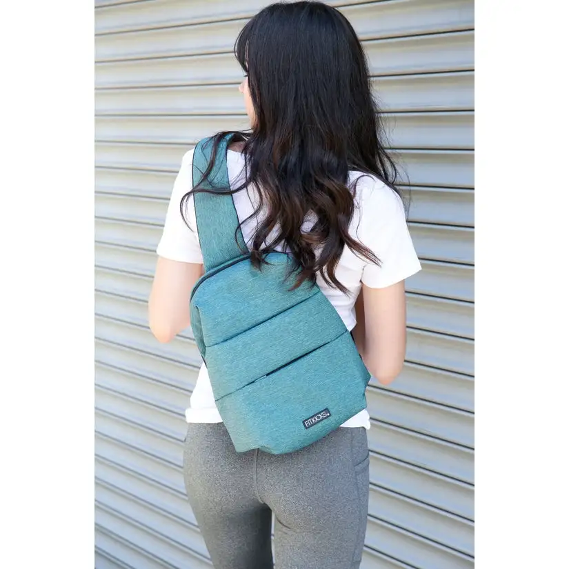 Teal Fitkicks Latitude Sling Bag