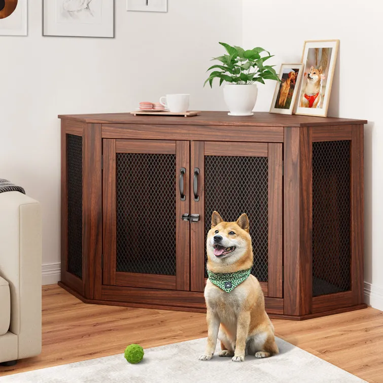 Corner Dog Crate