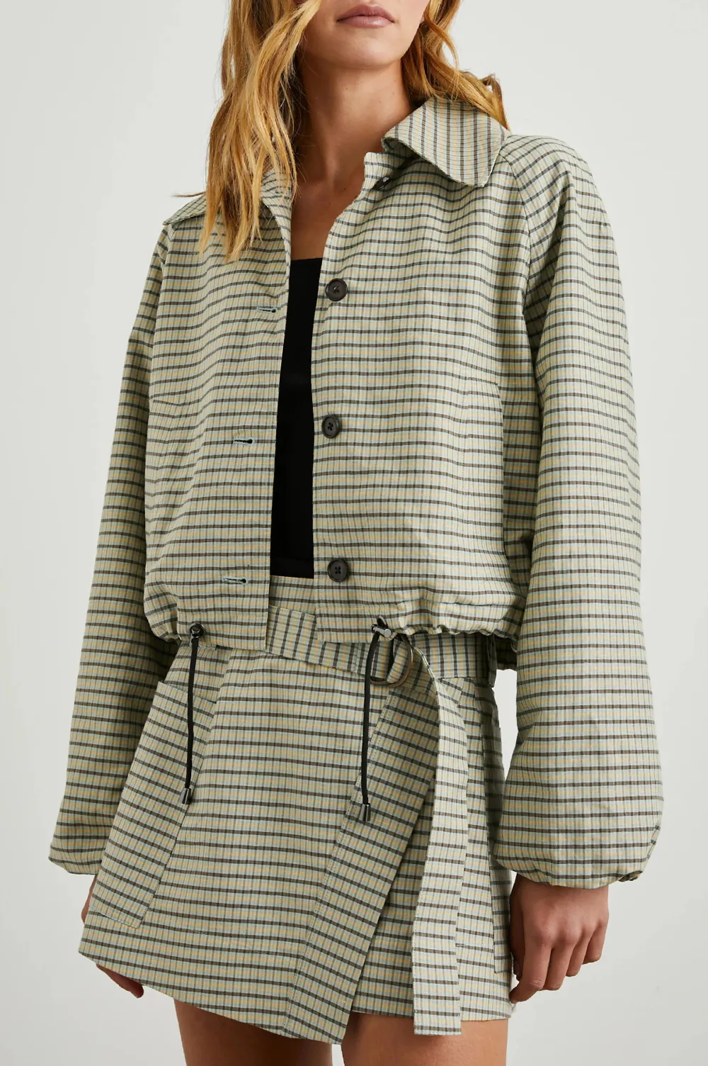 Adjustable Backless Short Jacket