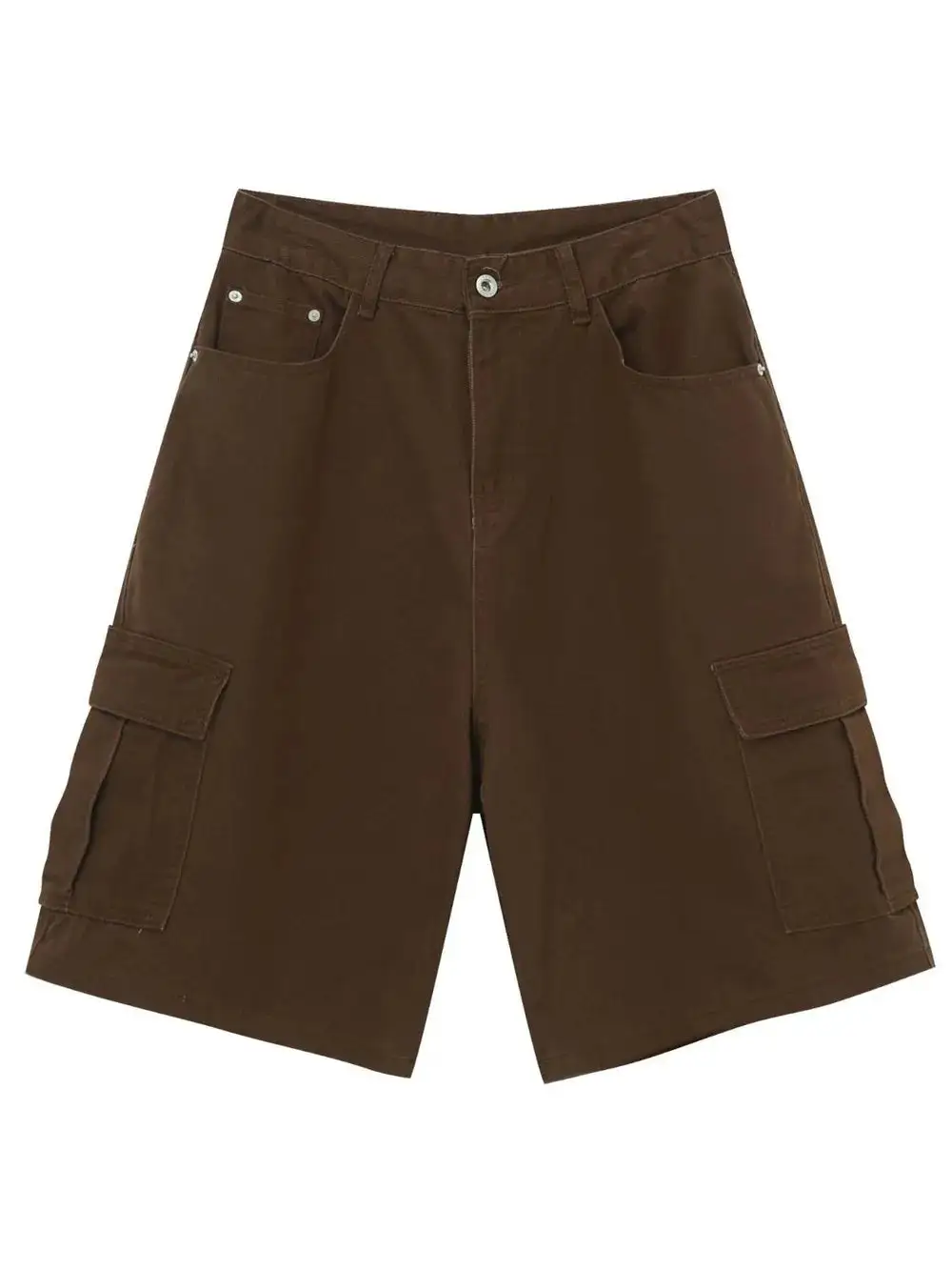 Modern Utility Cotton Blend Casual Shorts