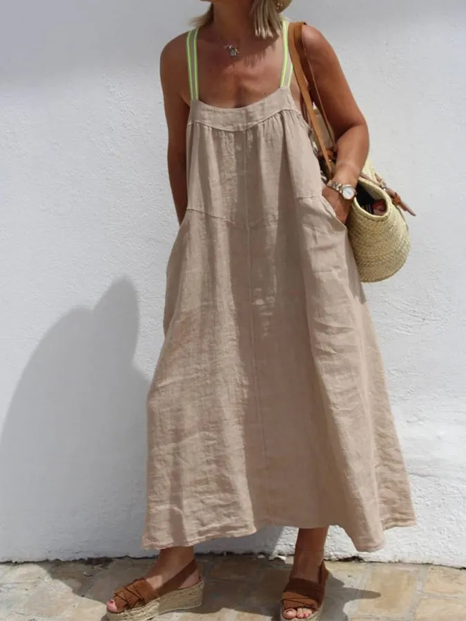 Casual Sleeveless Slip Dress