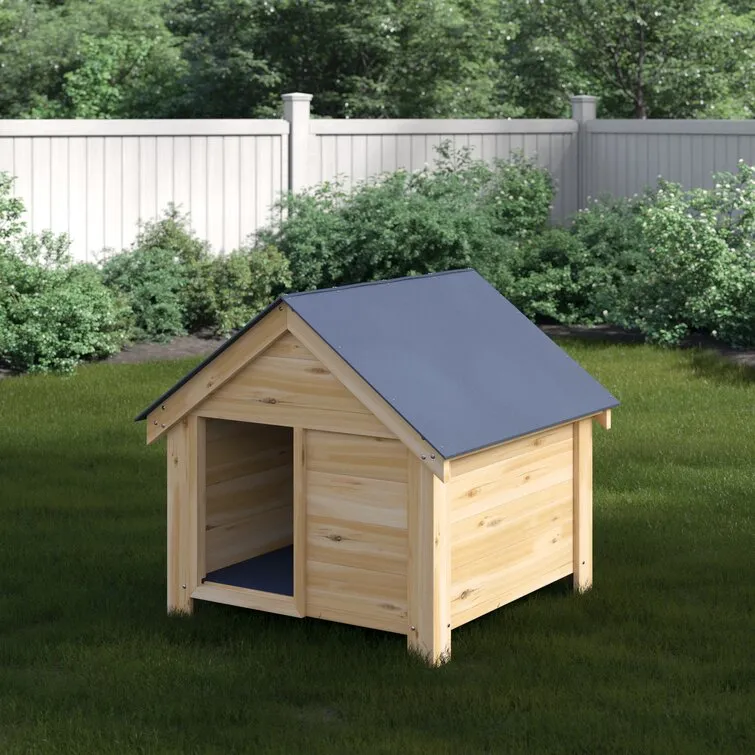 Heitzman Natural Wood Dog House