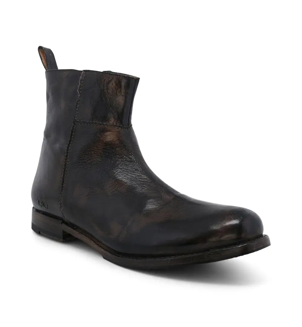 Low-Top Leather Heritage Ankle Boots