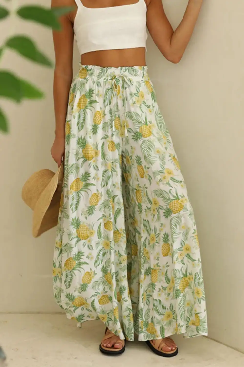 Easy Waist Wide Leg Pants