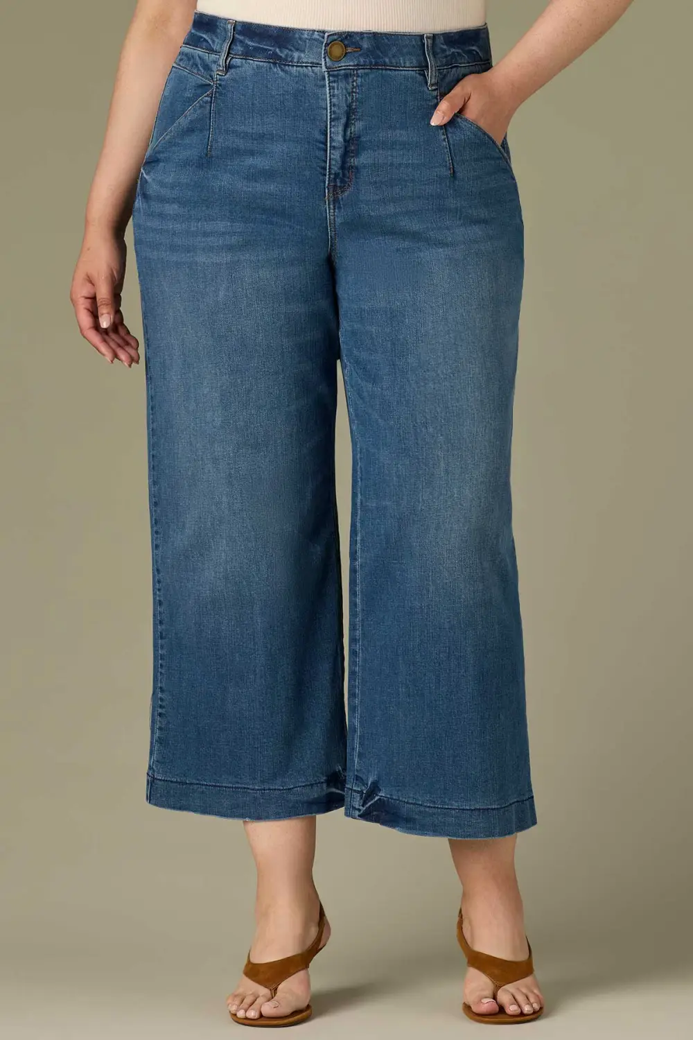 Everyday Plus Size Wide Leg Jeans