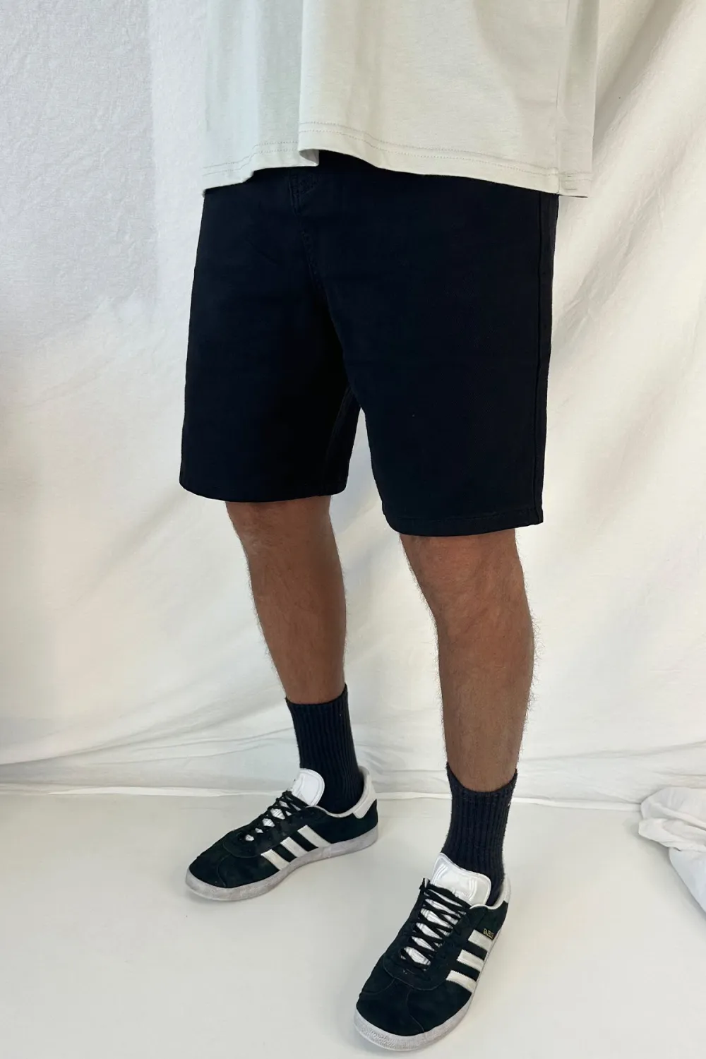Casual And Daily Versatile Black Shorts