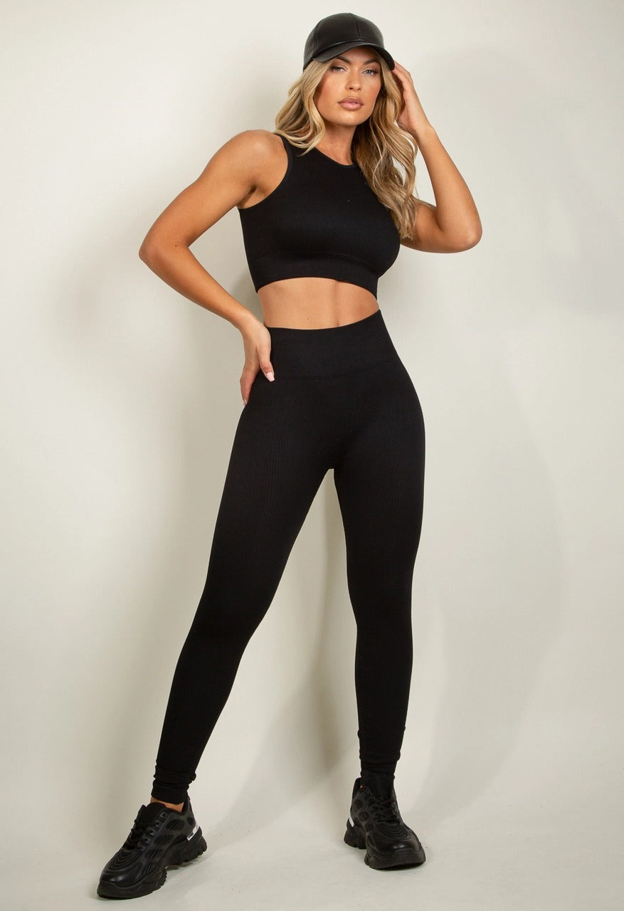 Ribbed Activewear Gym Set - Bexley