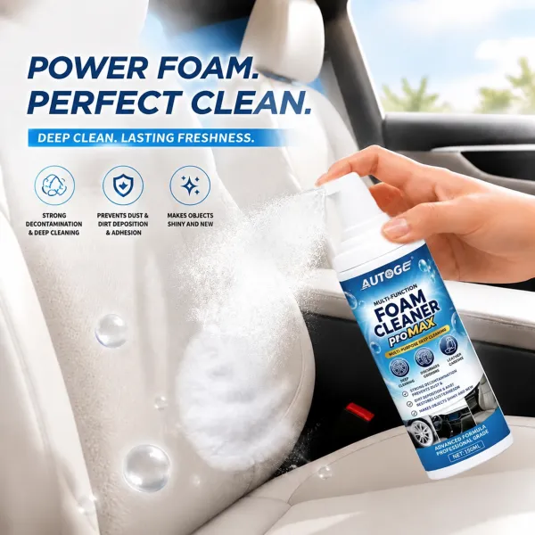 Multi-Purpose Foam Cleaner | Car Interior Leather Cleaning Stain Removal Restoration Daily Maintenance Shine