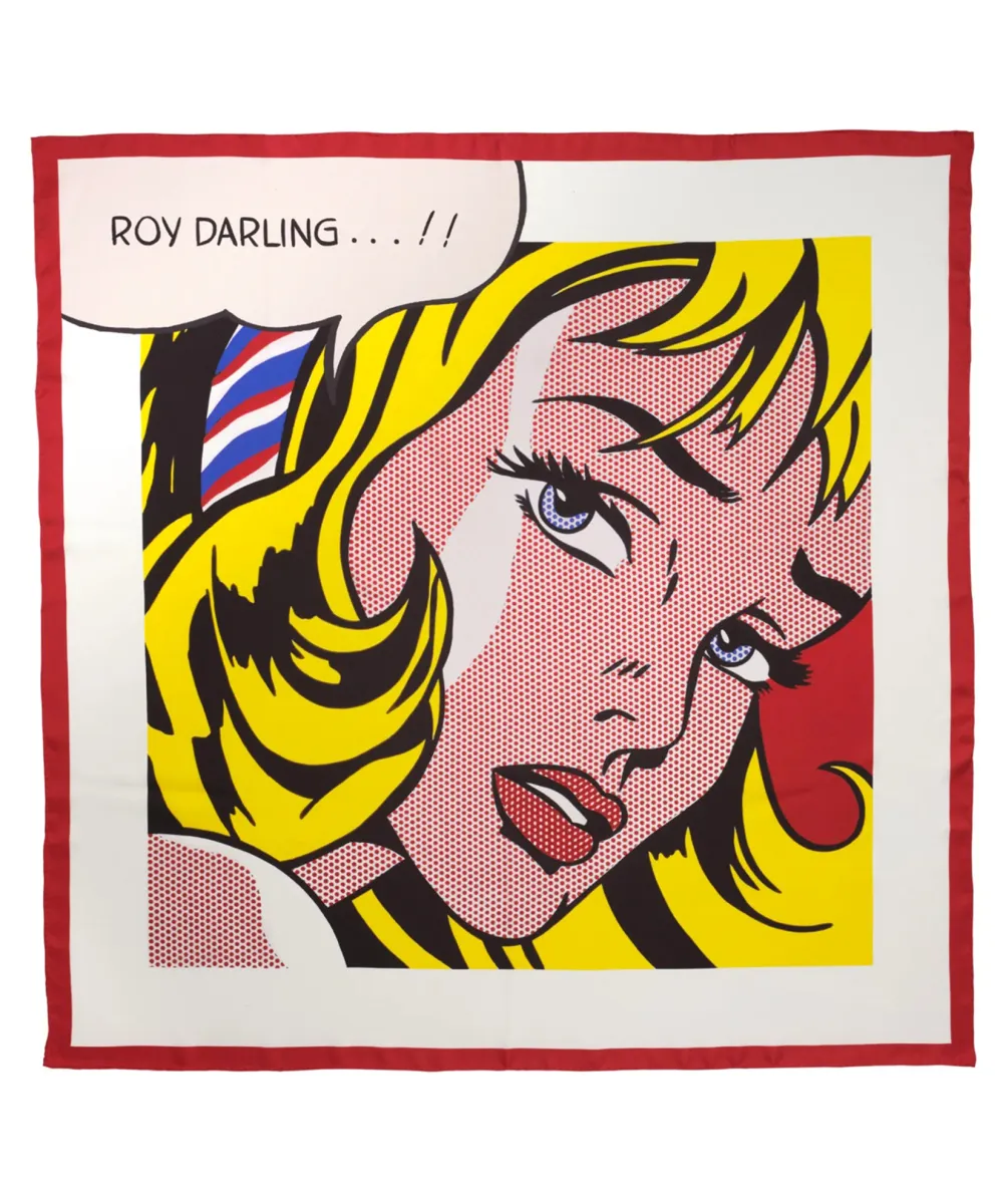 Casual Style Art Graphic Slight Stretch Scarf