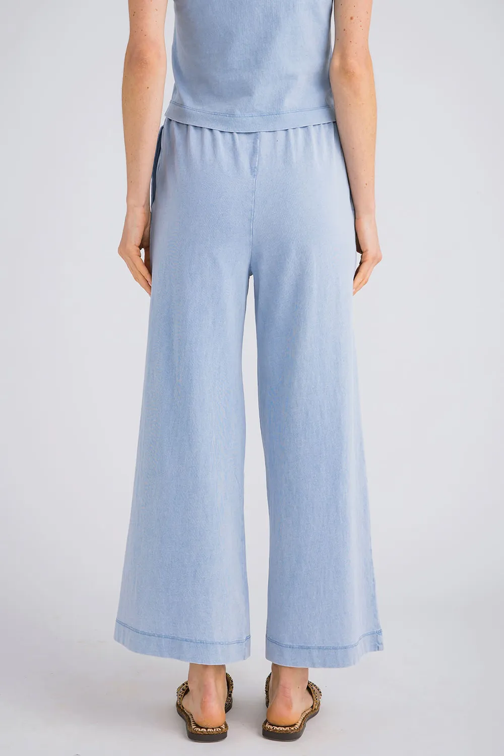 Z Supply Scout Jersey Flare Pocket Pant - cocoa berry
