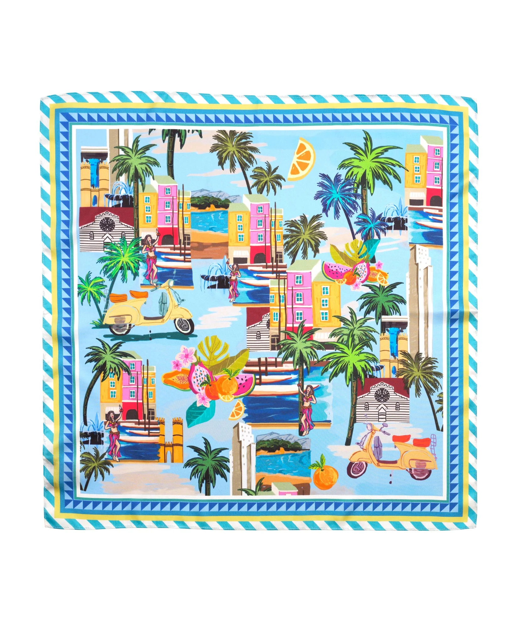 Versatile Styling Casual Style Silk Bandana