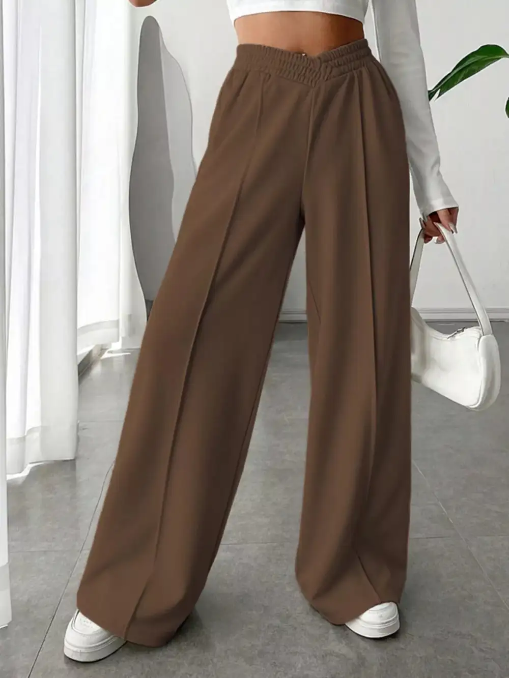 Everyday Wide Leg High Waist Pants