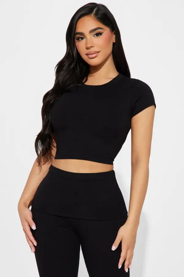 Tamara Snatched Pant Set - Black