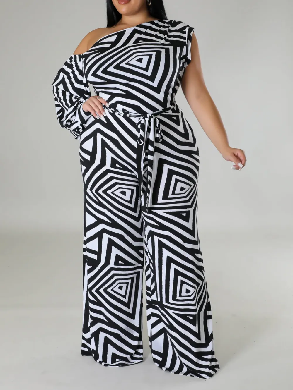 Print One-Piece Pants For Women In Large Fashion