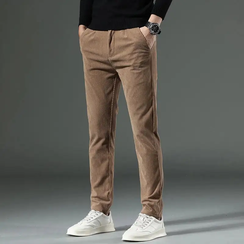 Men's Tailored Corduroy Casual Pants