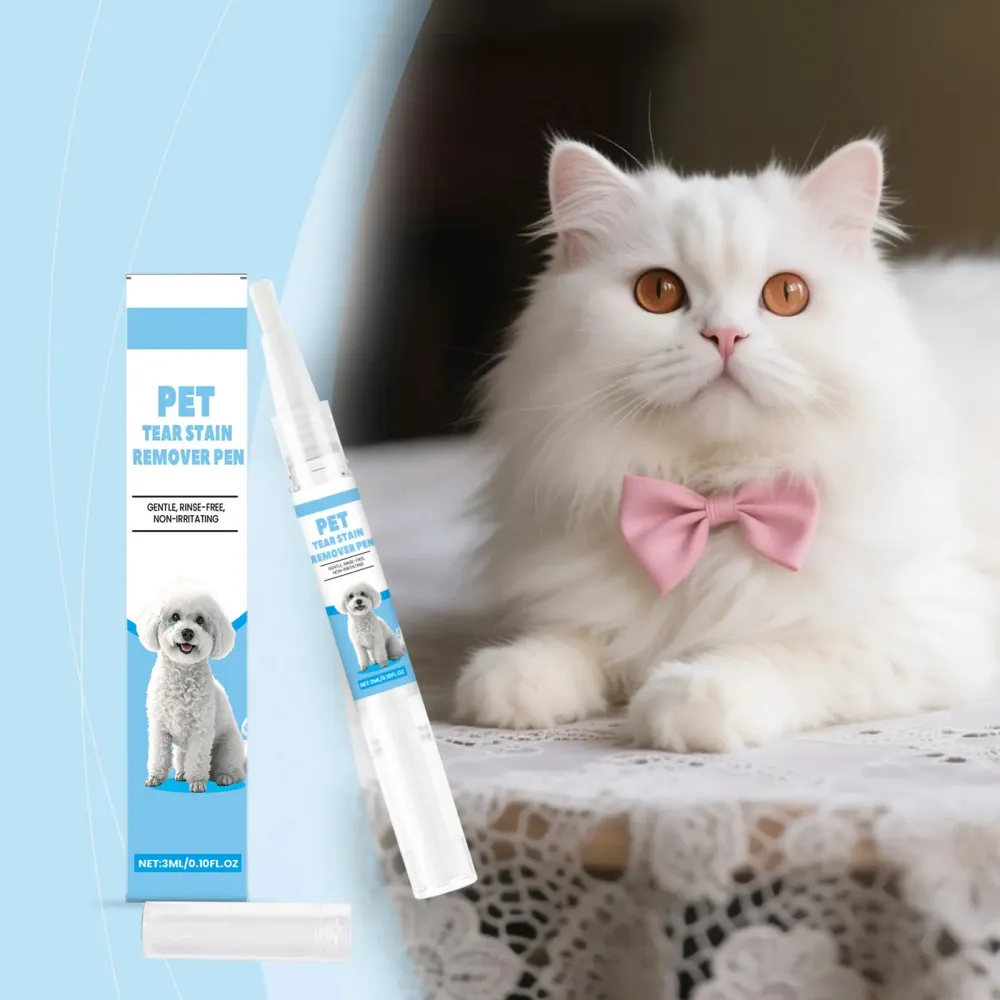 Pet Eye Stain Remover Pen | Gentle Tear Stain Cleaner for Dogs & Cats | Portable & Easy-to-Use Pen for Eye Area