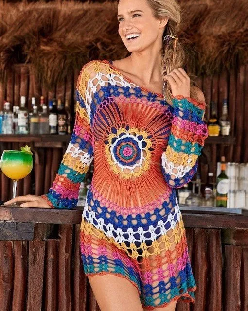 Giselle Premium Crochet Beach Cover up