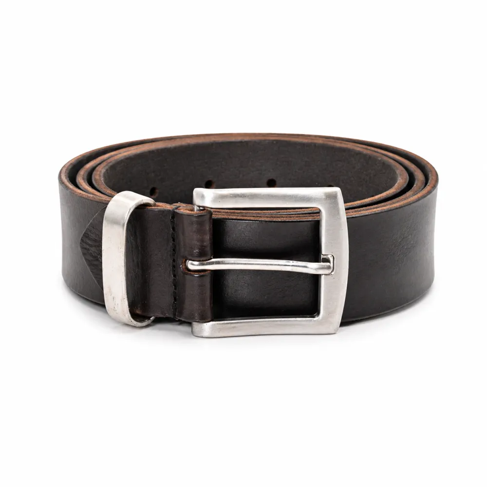 Smooth Classic Pin Buckle Leather Belt