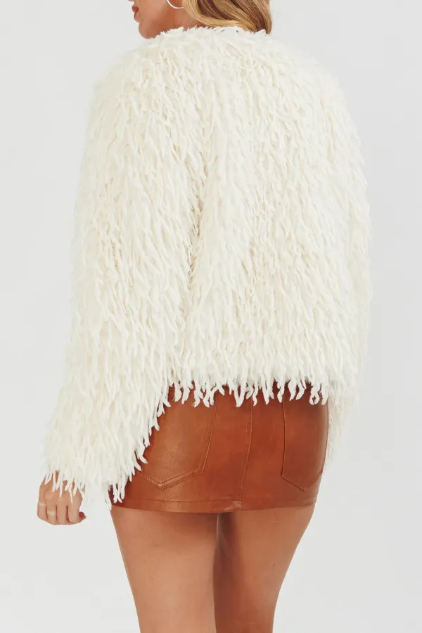 Loose-Fitting Long-Pile Thermal Jacket