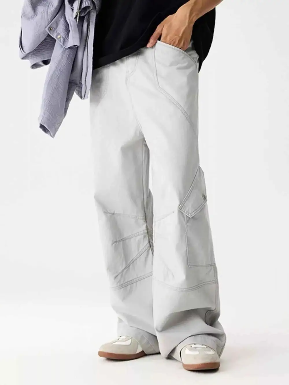 Soft Touch Wide Leg Cargo Pants