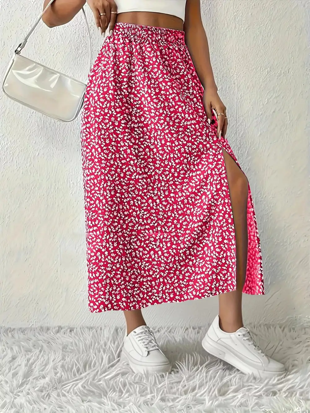 Slit Printed Ease So Skirt