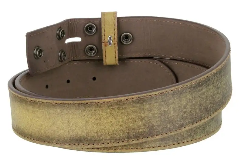 Clean Leather Belt Strap