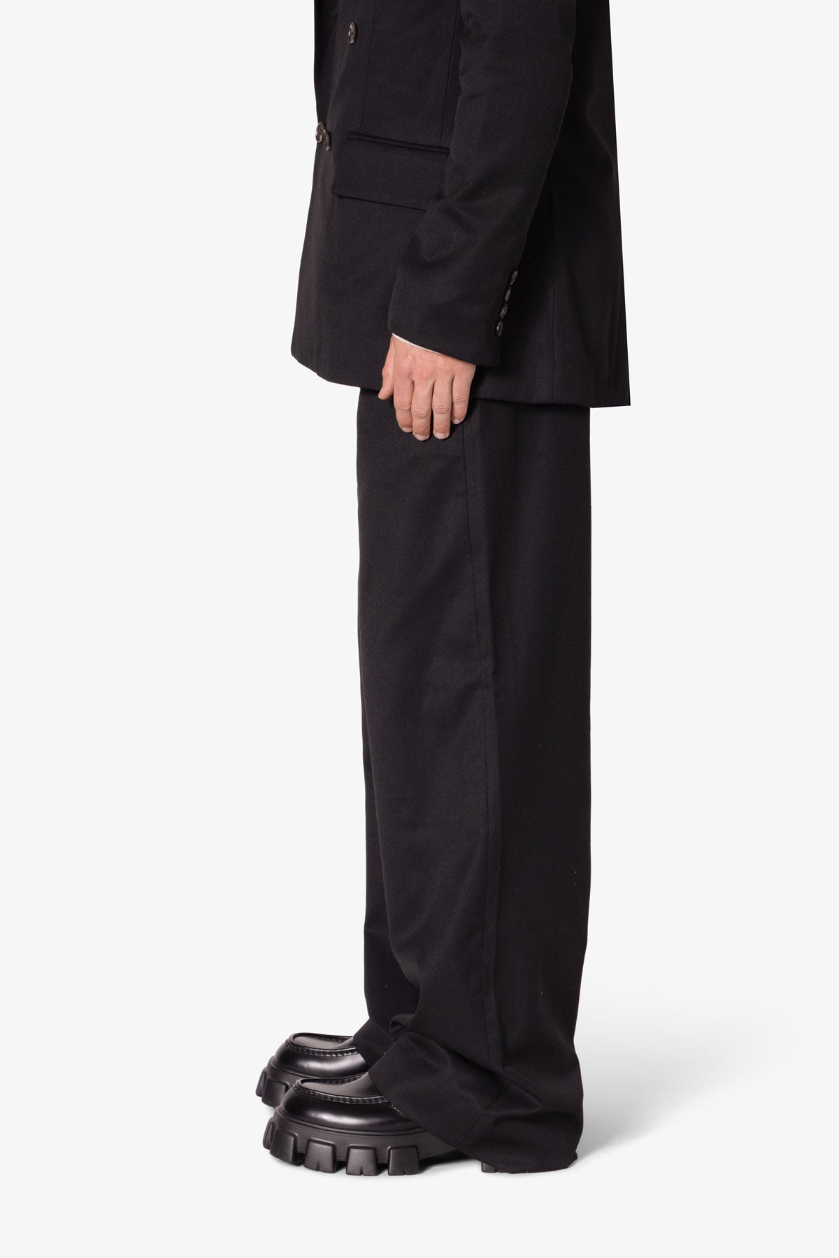 Baggy Suit Pants - Black