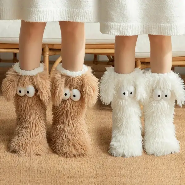 Winter Lamb Wool Floor Socks