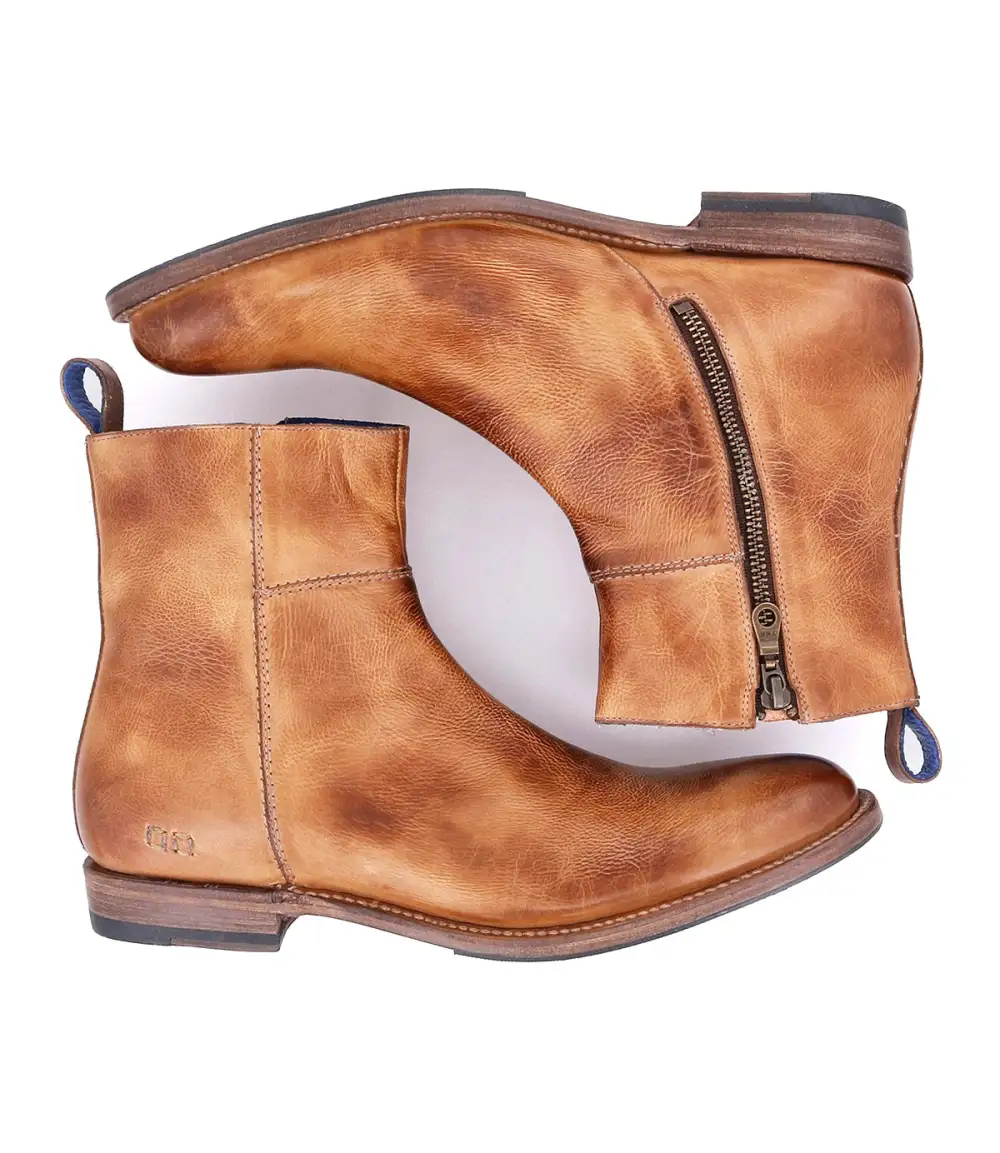 Low-Top Leather Heritage Ankle Boots