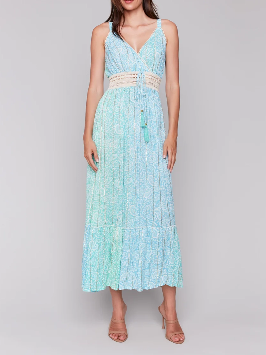 High-End And Elegant Gradient Long Dress