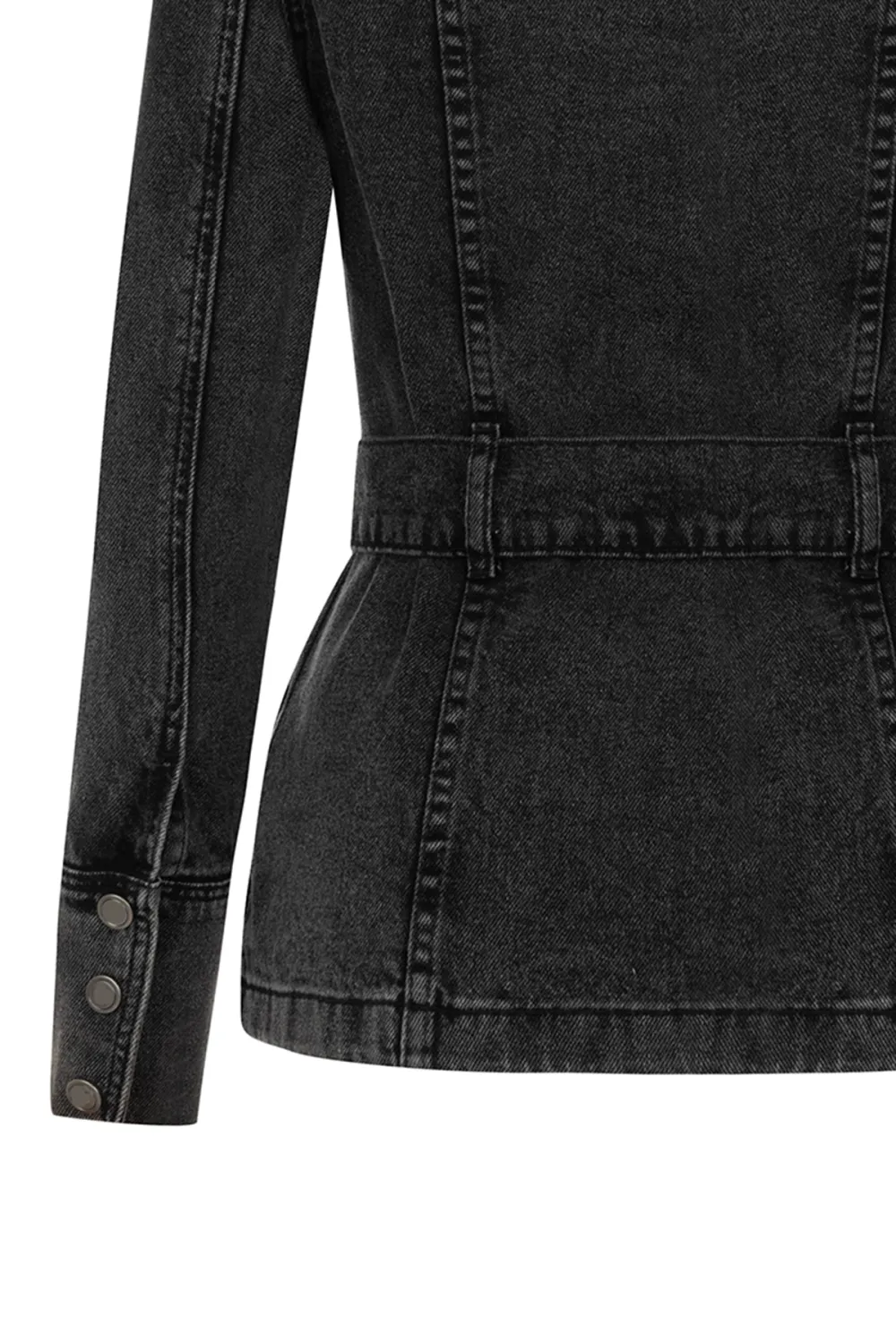Lapel Denim Jacket