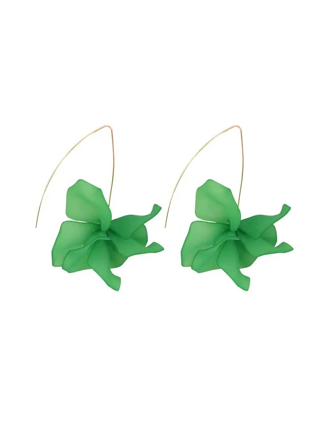 Women's Long Flower Earrings