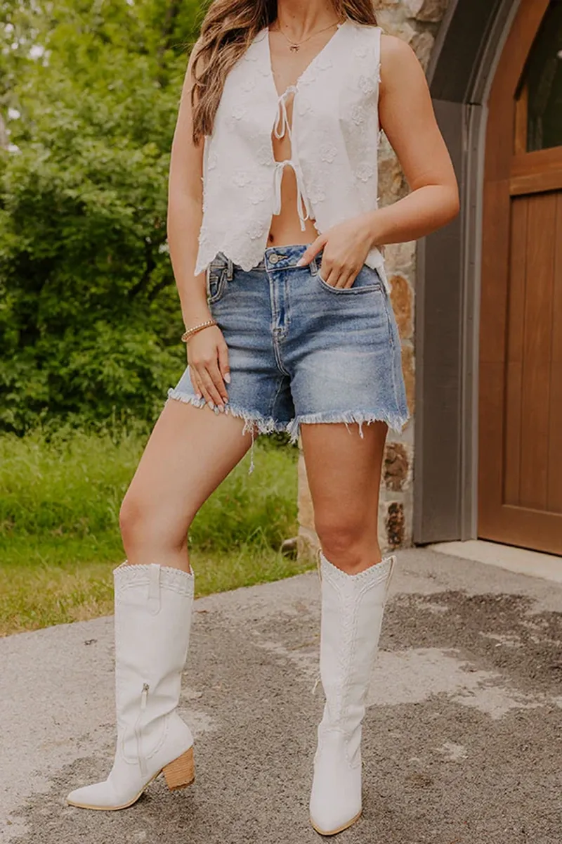Casual Street Denim Shorts For Women
