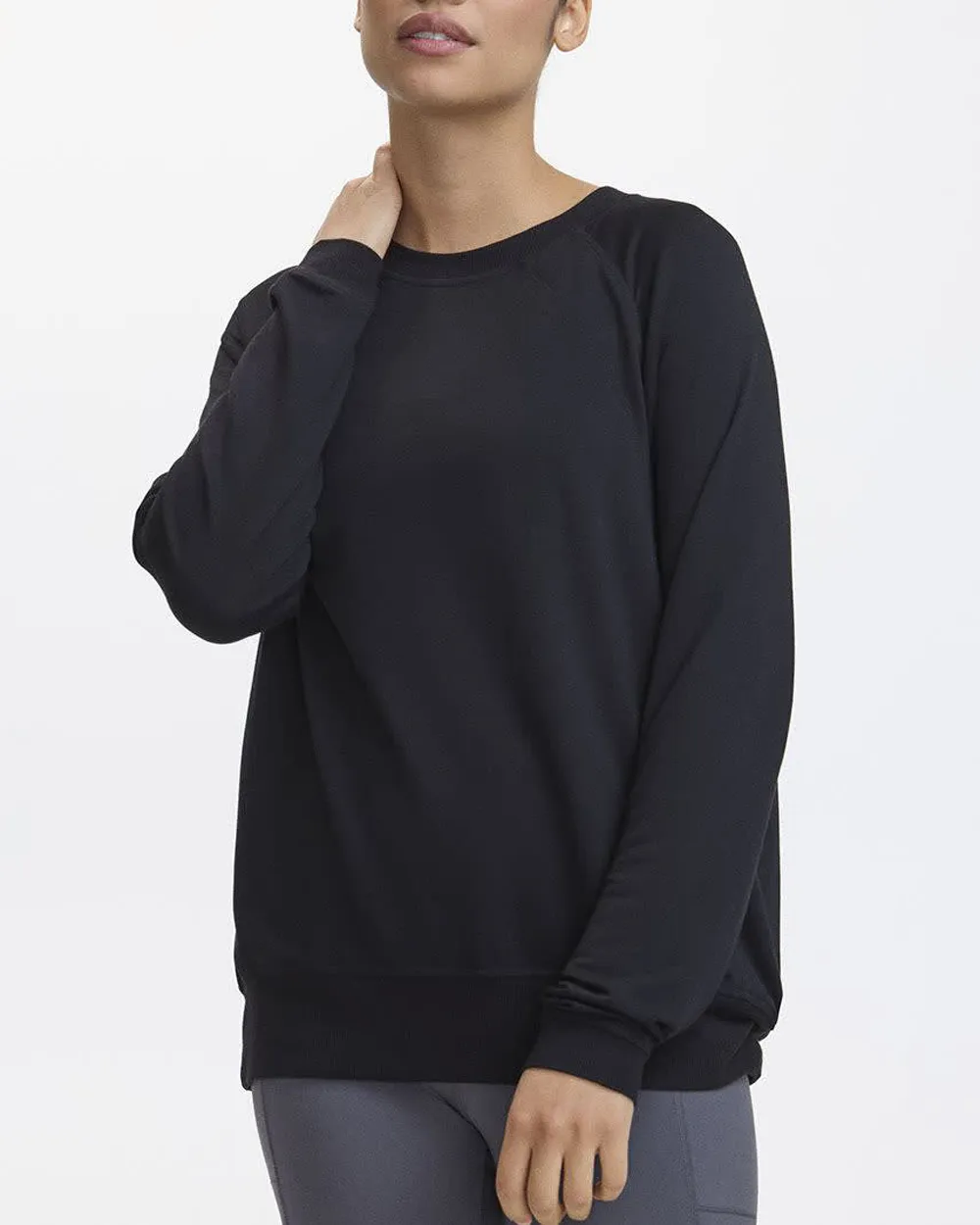 Long-Sleeve French Terry Sweatshirt