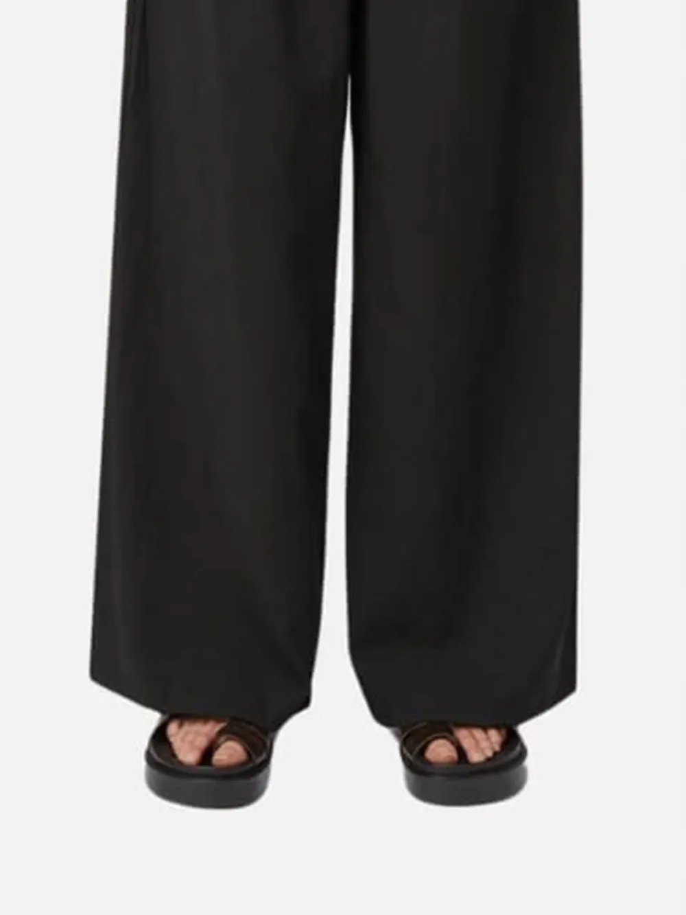 Plain Wide Leg Pants