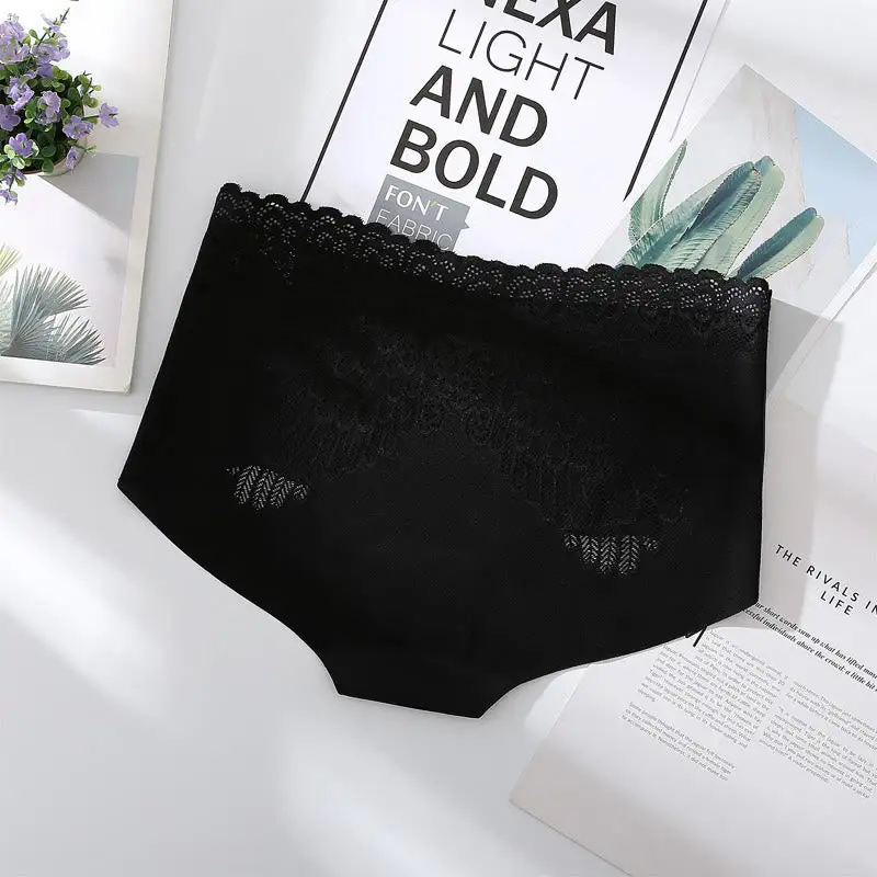Everyday Plus Size High Waist Seamless Breathable Brief Panty