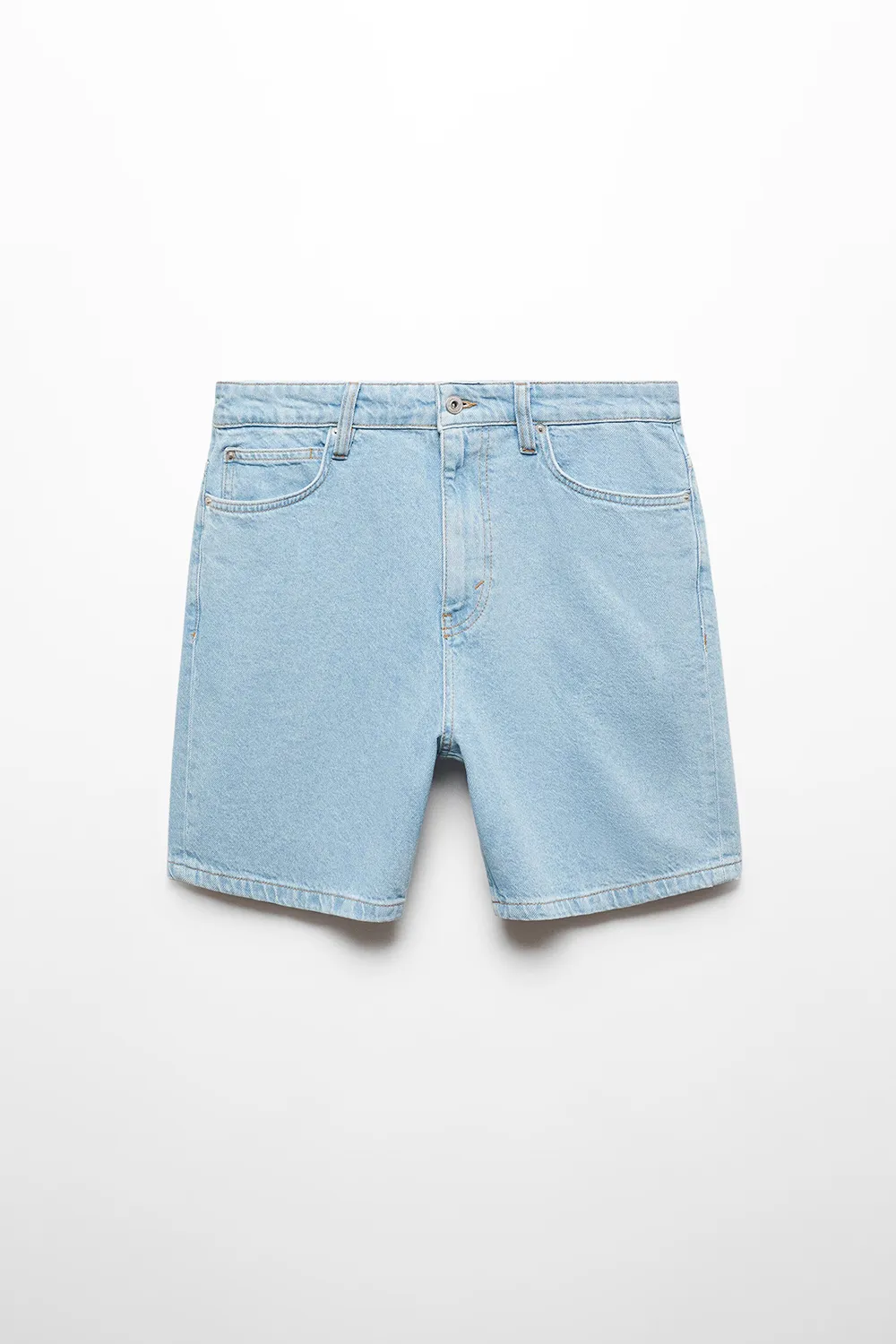 Non-Stretch Denim Shorts