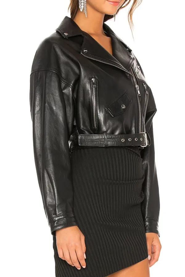 Faux Leather Biker Jacket