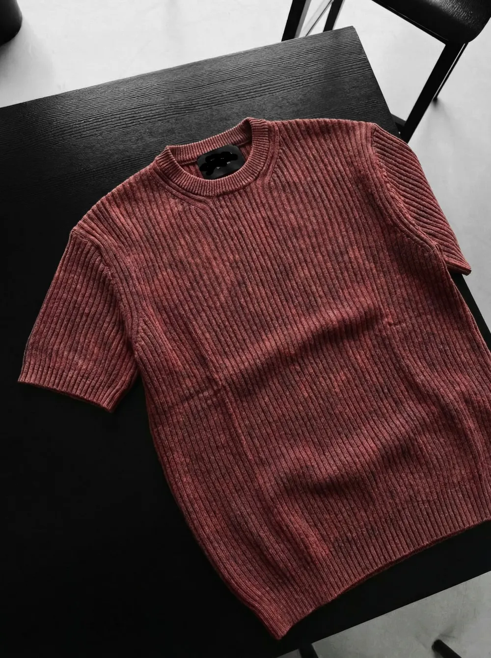 Laidback Tailored Knit T-Shirt