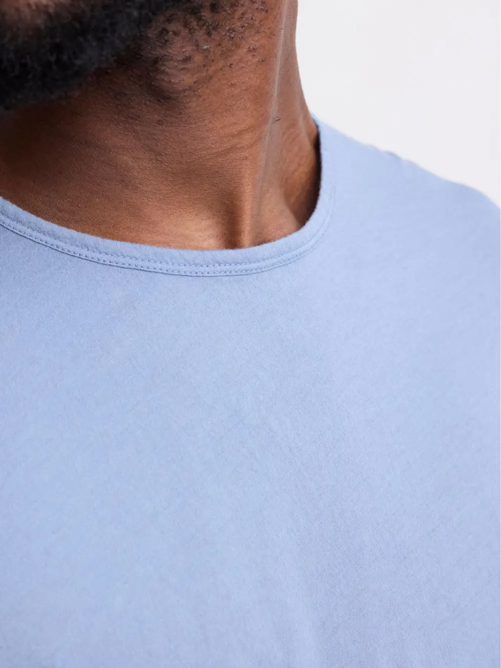 Comfortable Casual Breathable Powder Blue T-Shirt