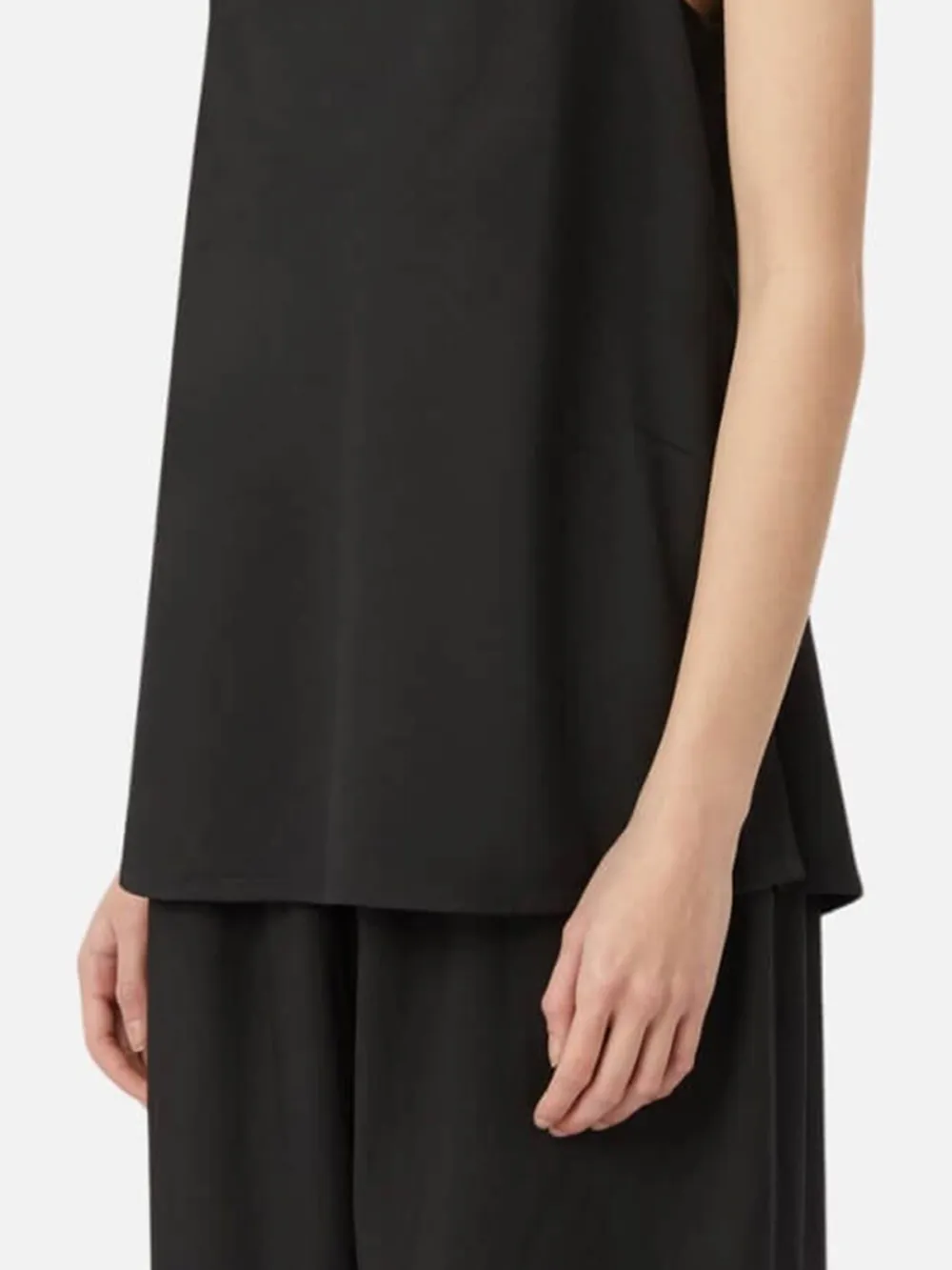 Plain Cowl Neck Tank Top