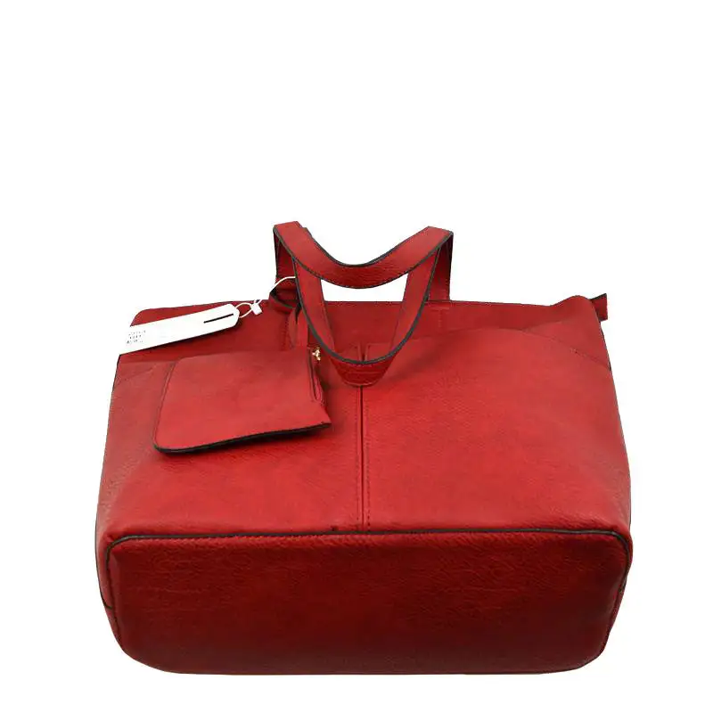 Vegan Leather Soft Tote Bag