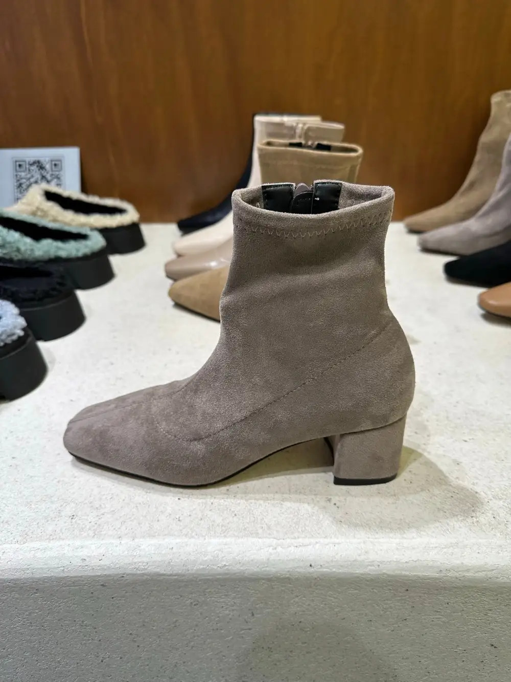 Balanced Faux Suede Everyday Boots