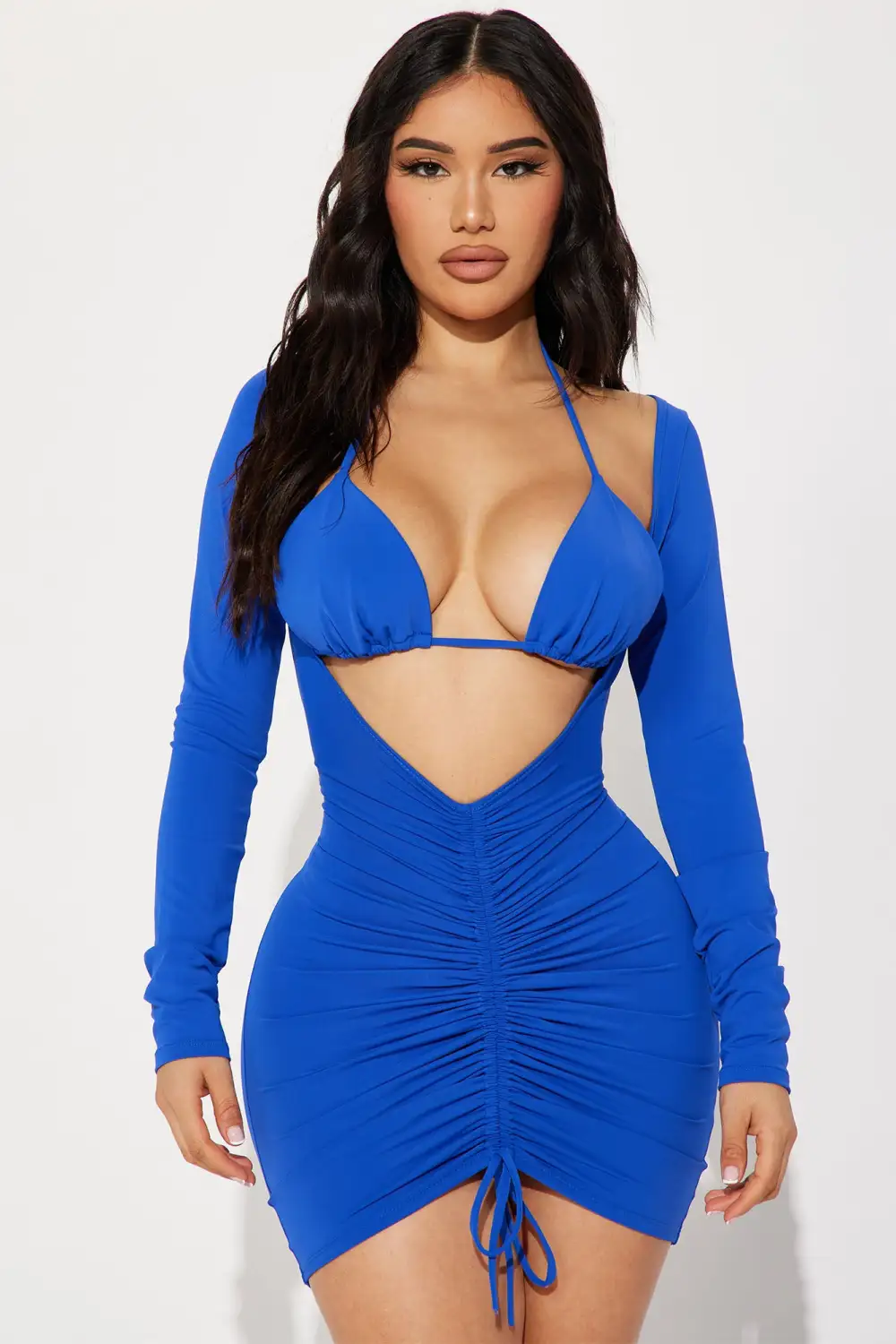 Miami Mami Mini Dress - Royal