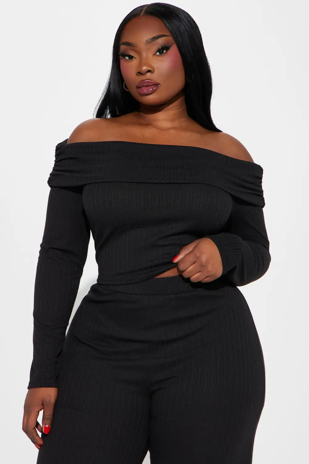 Always A Beauty Pant Set - Black