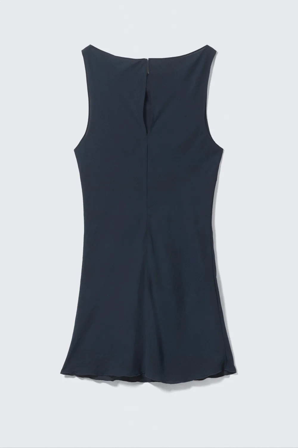 Boat Neck Sleeveless Dress