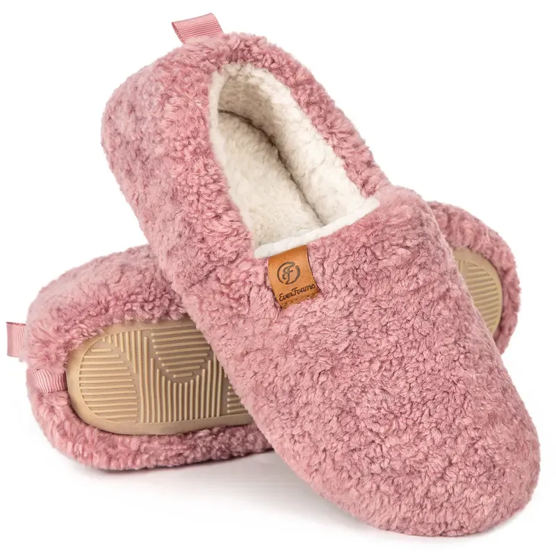 New Women's Cotton Slippers Indoor Home Soft Bottom Anti-Slip Plush