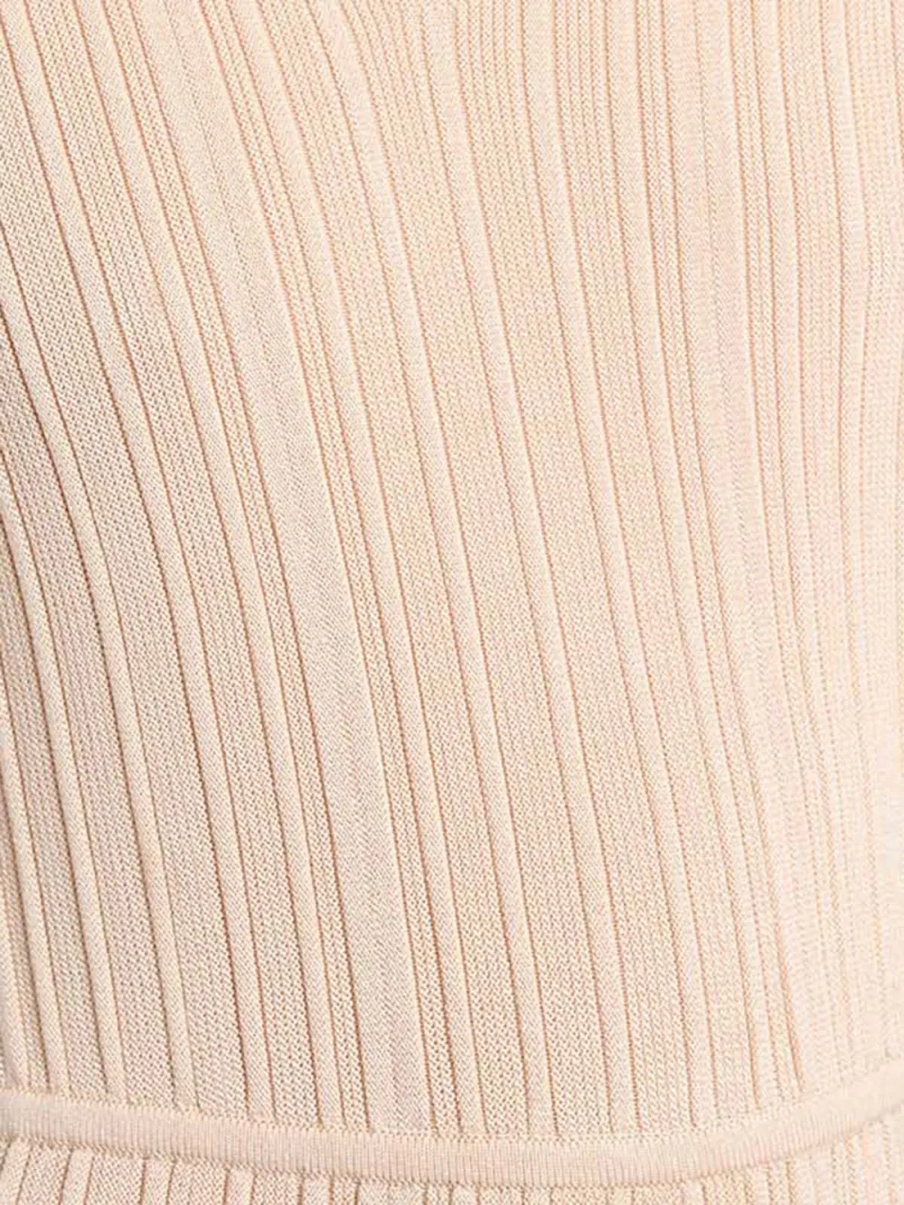 Ribbed Large Skirt Dress